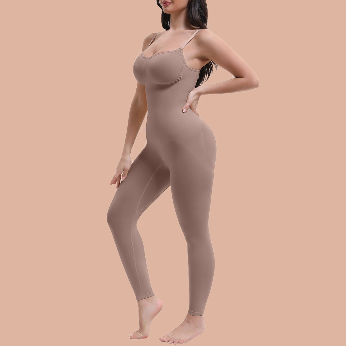 SHAPERX Women's Full Body Tummy Control Shapewear High Waisted Seamless Compression Leggings Stretchy Shaper Bodysuit SHAPERX