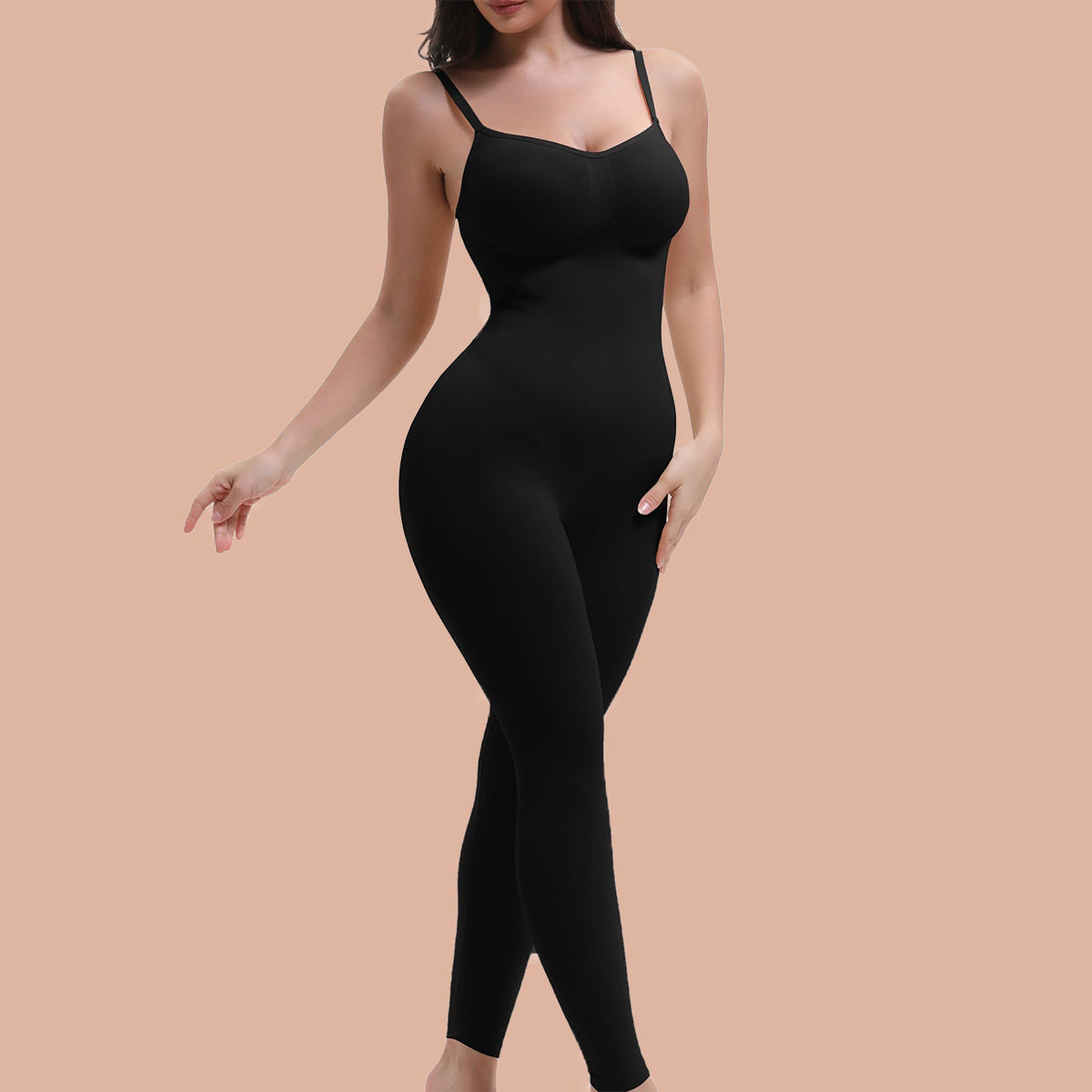 SHAPERX Women's Full Body Tummy Control Shapewear High Waisted Seamless Compression Leggings Stretchy Shaper Bodysuit SHAPERX