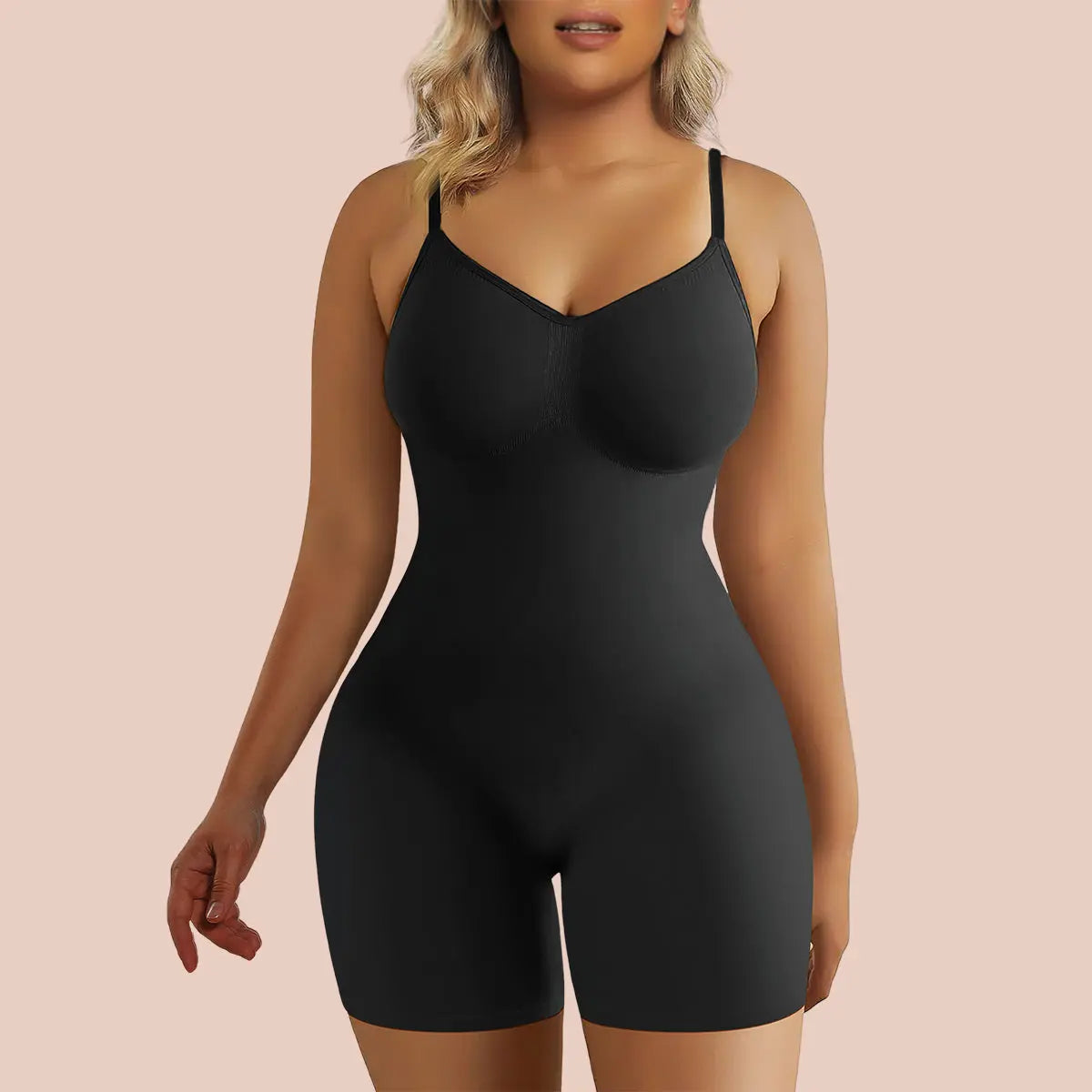 Bodysuit for Women Tummy Control Shapewear Mid Thigh Butt Lifter Seamless  Full Body Shaper Shorts (Color : Skin, Size : Medium)