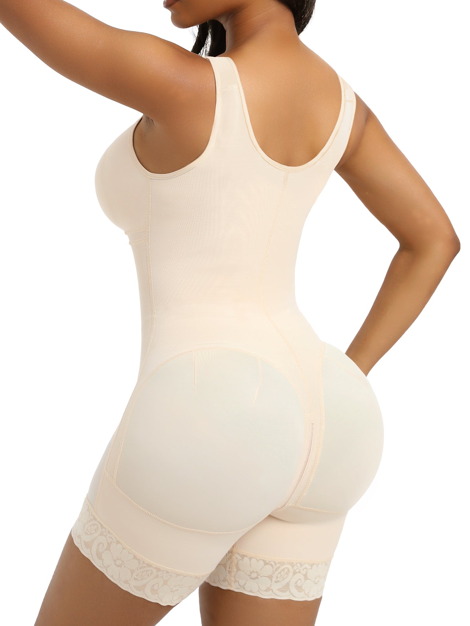 SHAPERX Women's Fajas Colombianas Tummy Control Shapewear Postpartum Full Body Shaper Butt Lifter Bodysuit SHAPERX