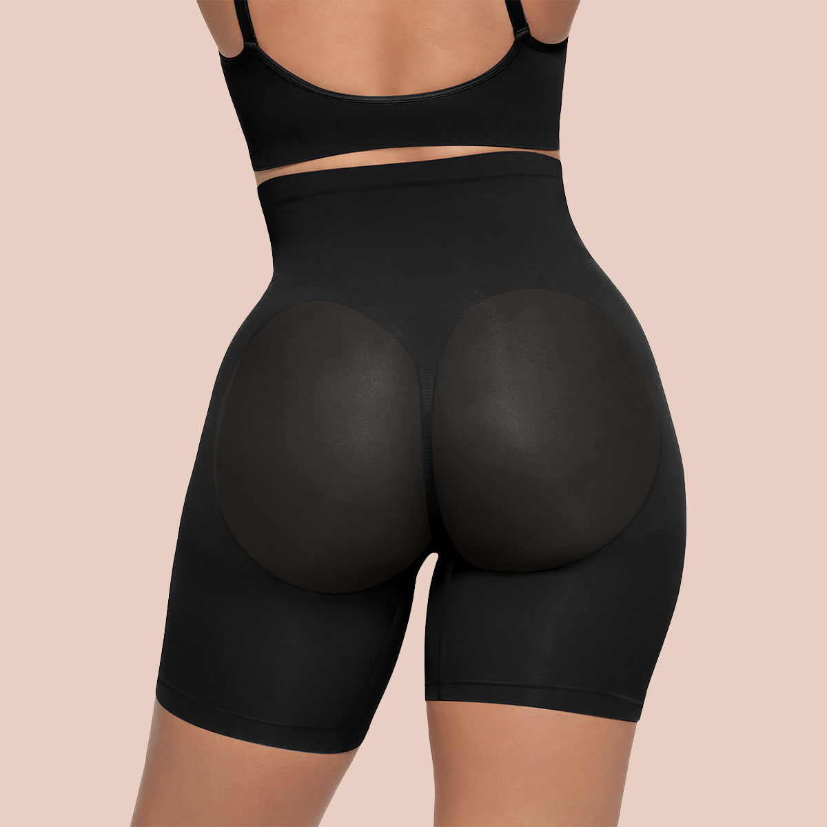 SHAPERX High-Waisted Tummy Control Seamless Shaping Shorts