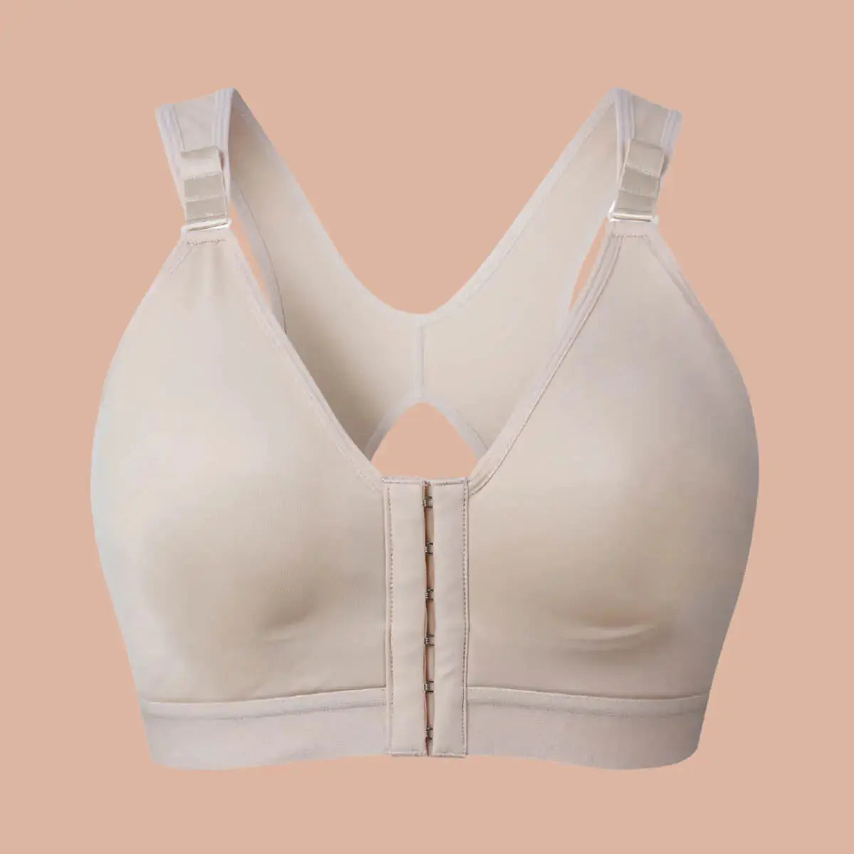 S LUKKC LUKKC Front-Close Shaping Wirefree Bras for Women, Women's  Post-Surgery Front Closure Brassiere Comfort Full-Coverage Bralette Non-Adjustable  Bra Everyday Underwear on Clearance! 