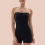 SHAPERX Strapless Bodysuit Tummy Control Seamless Thong Shapewear with Removable Straps SHAPERX