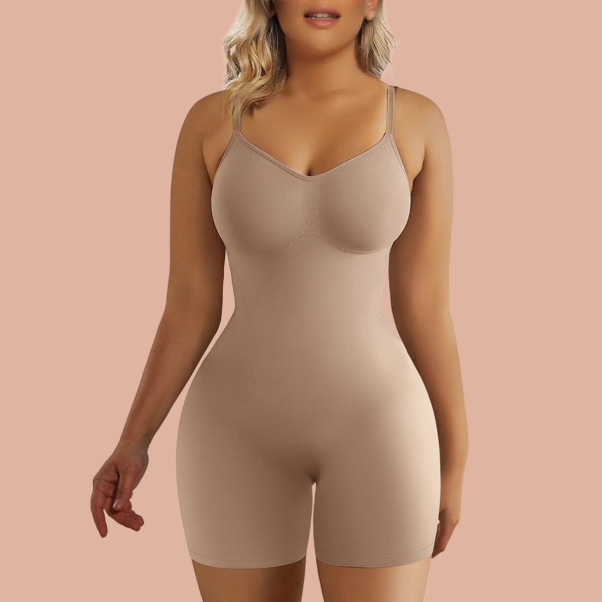 SHAPERX Seamless Full Body Tummy Control Bodysuit Shapewear