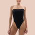 SHAPERX Strapless Bodysuit Tummy Control Seamless Thong Shapewear with Removable Straps SHAPERX
