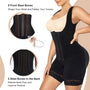 SHAPERX Fajas Colombianas Shapewear for Women Tummy Control Body Shaper Postpartum Butt Lifter with Zipper and Hooks SHAPERX
