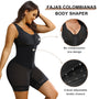 SHAPERX Fajas Colombianas for Women Tummy Control Full Body Shapewear Butt Lifter with Zipper Crotch SHAPERX