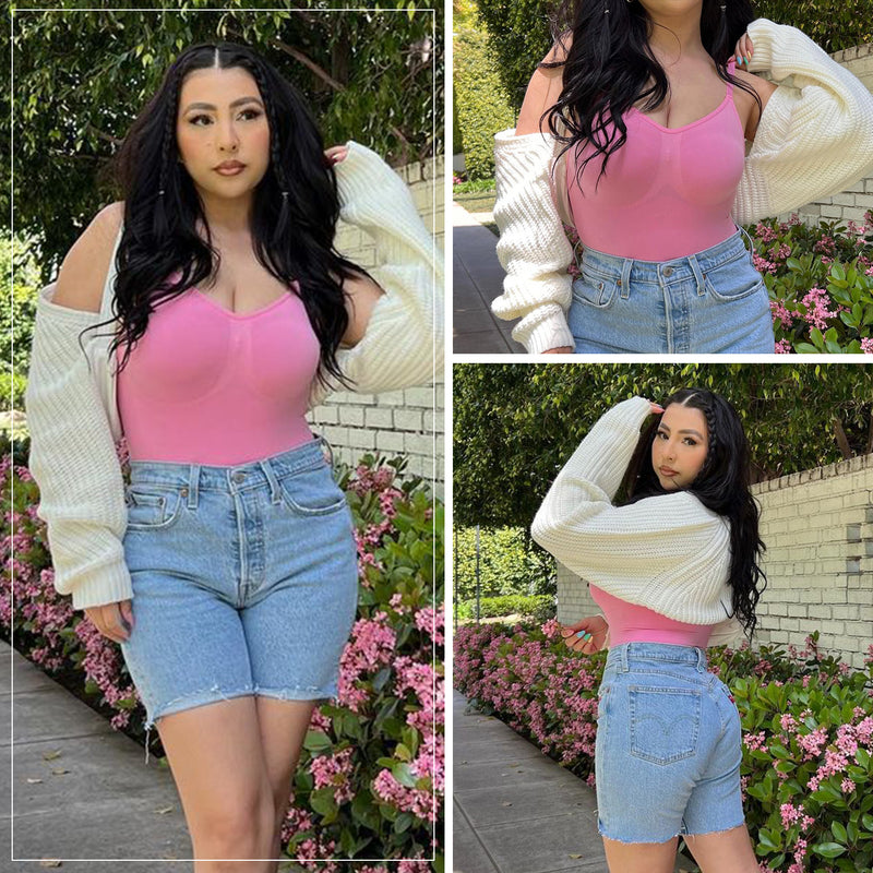 SHAPERX Tummy Control Shapewear Adjustable Thong Body Shaper