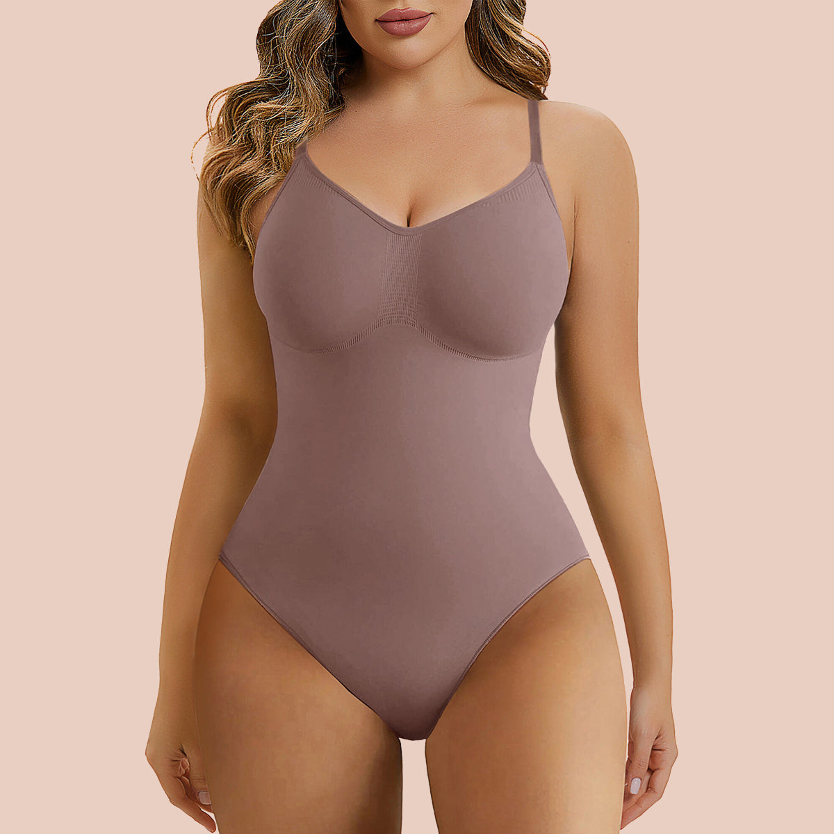 Autumntide Seamless Body Shaper Stretch Shapewear Women Tummy Control  Comfortable Tank Top Bodysuit Body Sculpting Thong