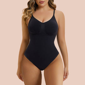 SHAPERX Bodysuit for Women Tummy Control Shapewear Seamless Body Shaper Low  Back Thong Adjustable Strap - ShopStyle