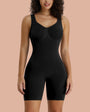 SHAPERX Wide Starps Mid-Thigh Bodysuit Tummy Control Shapewear Seamless Sculpting Body Shaper SHAPERX