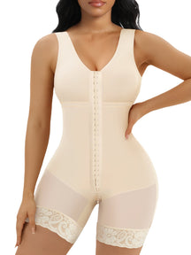 SHAPERX Women's Fajas Colombianas Tummy Control Shapewear Postpartum Full Body Shaper Butt Lifter Bodysuit SHAPERX