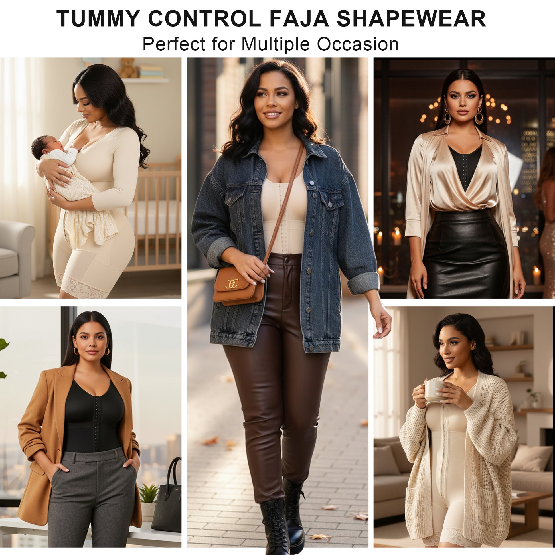 SHAPERX Faja Full Body Tummy Arm Shape