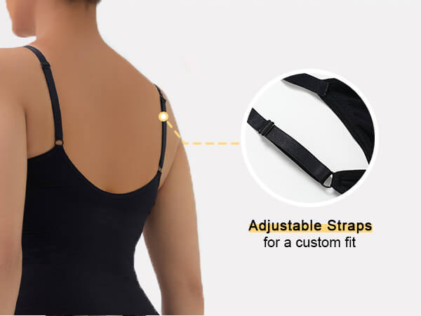 SHAPERX Seamless Bonded Tummy Control Bodysuit - Mobile Image 4