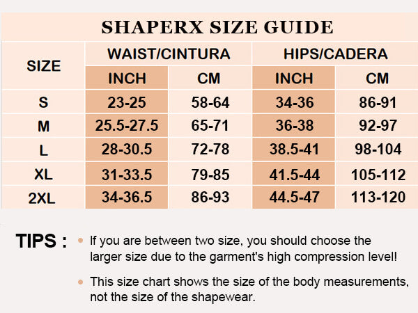 SHAPERX V-Shaped® Enhanced Tummy Control Full Body Faja - Mobile Image 8