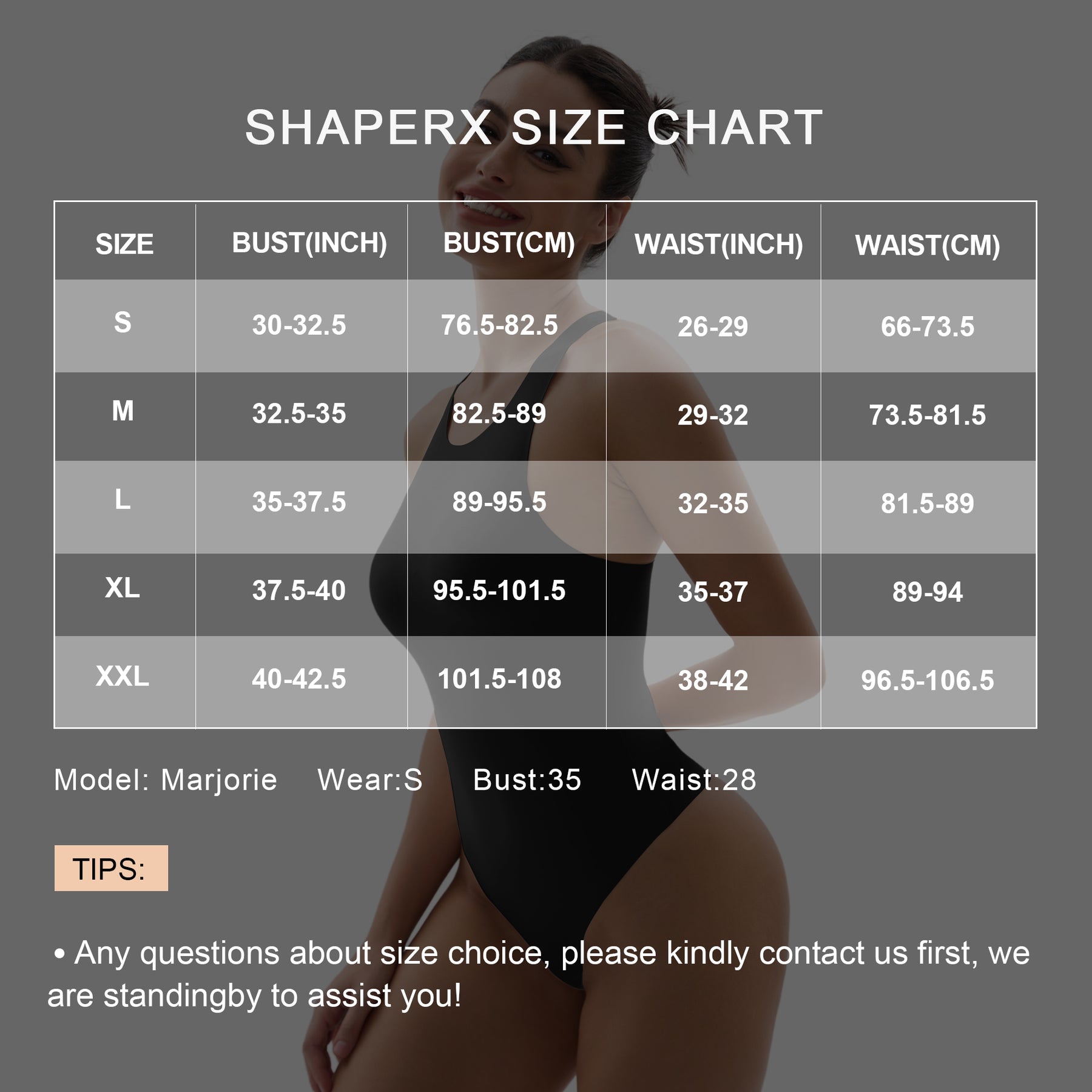 SHAPERX Bodysuit for Women Soft Thong Crew Neck Tops Basic
