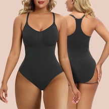 SHAPERX Body suits for Womens Tummy Control Thong Racerback Bodysuit