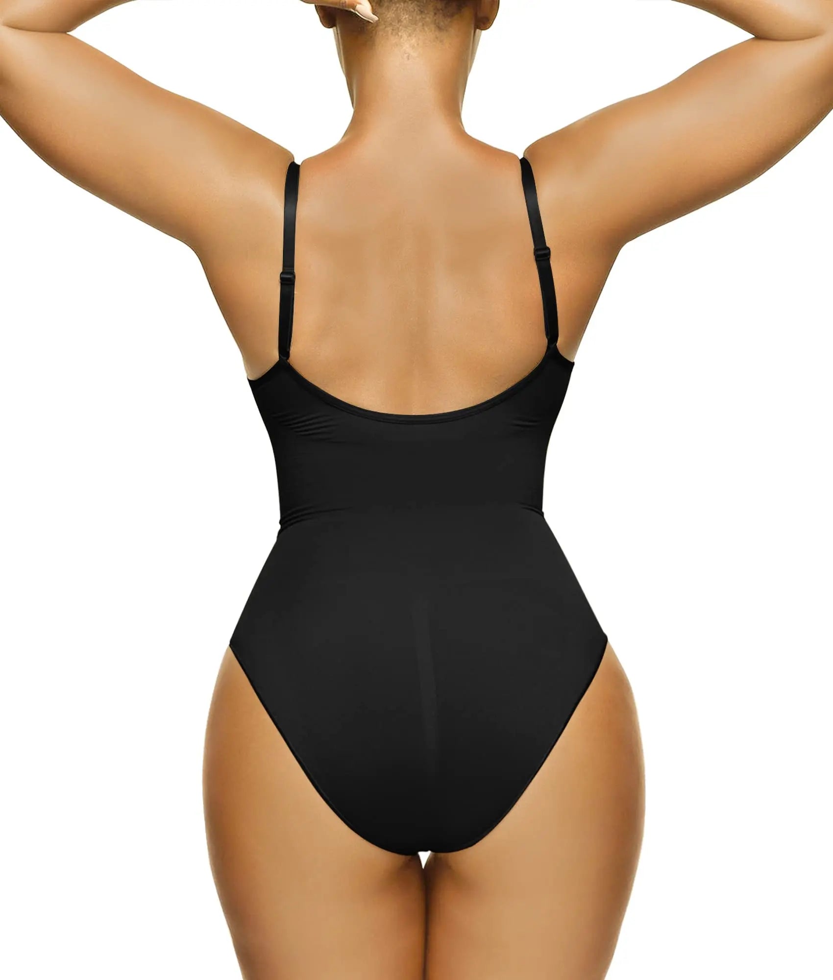 Homgro Women's Bodysuit Shapewear Postpartum Body Shaper One Piece  Breathable Spandex Mid Thigh Slim Shapewear Shorts Black Small at   Women's Clothing store
