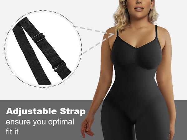 SHAPERX Seamless Full Body Tummy Control Bodysuit Shapewear - Mobile Image 3