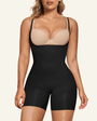 SHAPERX Seamless Open-Bust Tummy Control Shorts Bodysuit