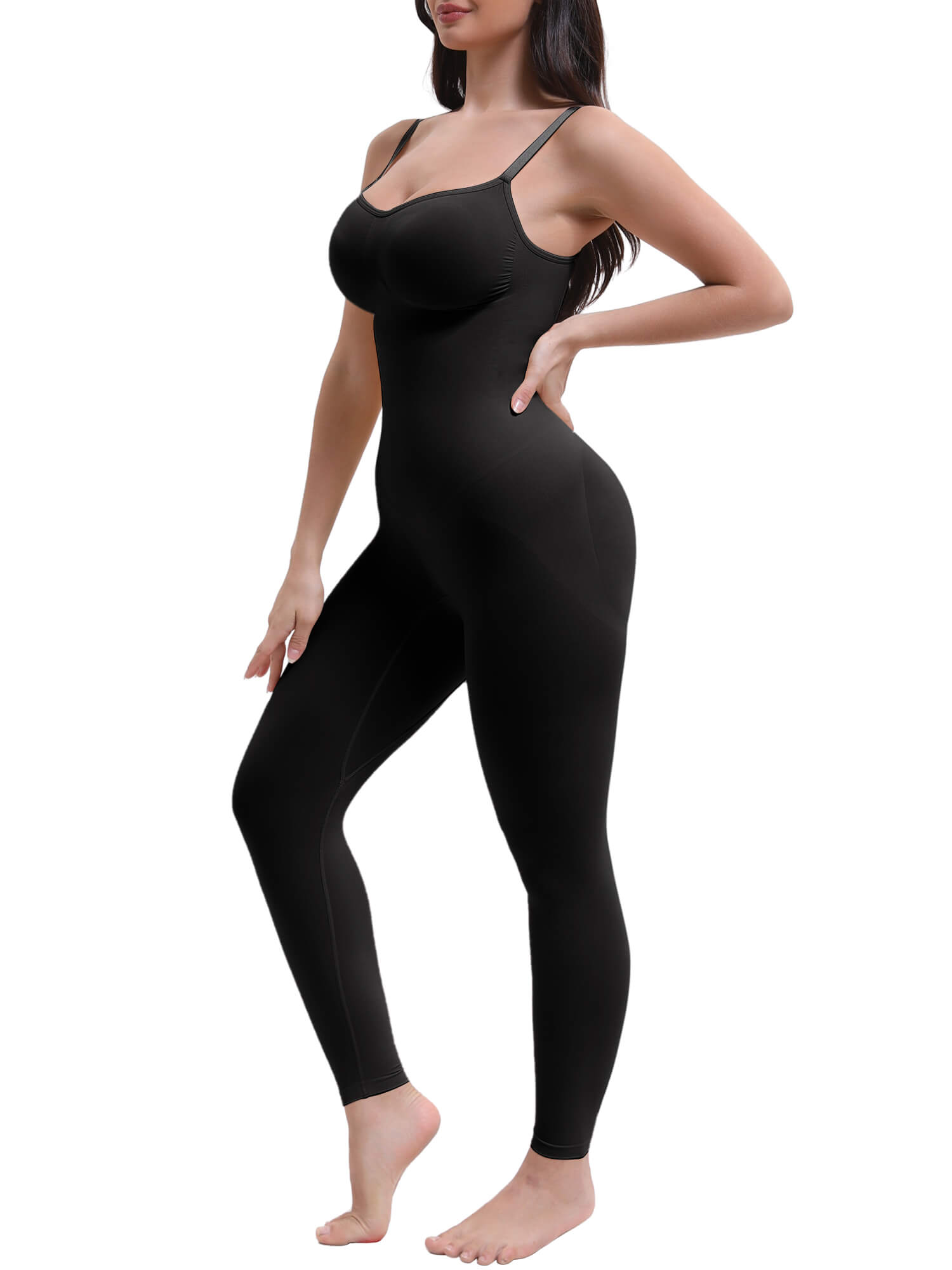 SHAPERX Seamless Full Body Compression Bodysuit