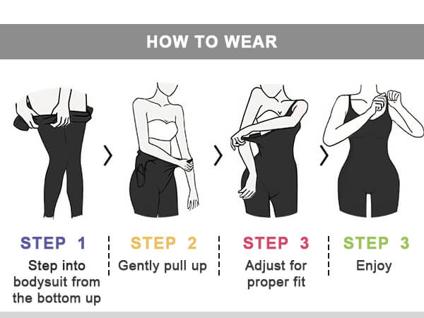 SHAPERX Seamless Full Body Compression Bodysuit - Mobile Image 7