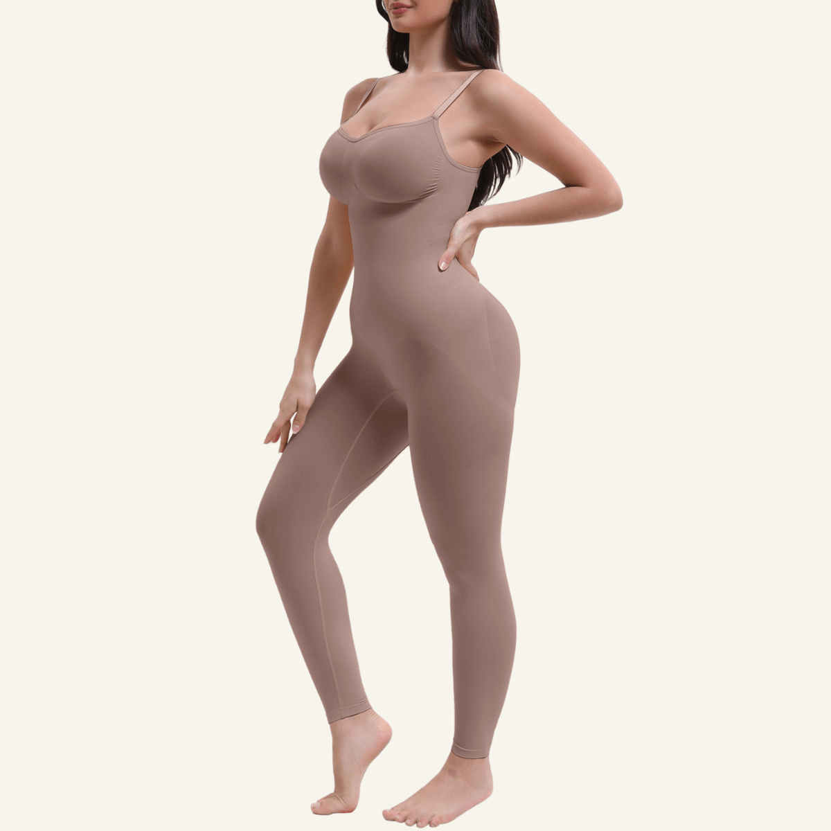 SHAPERX 3-in-1 Seamless Full Body Compression Legging Bodysuit