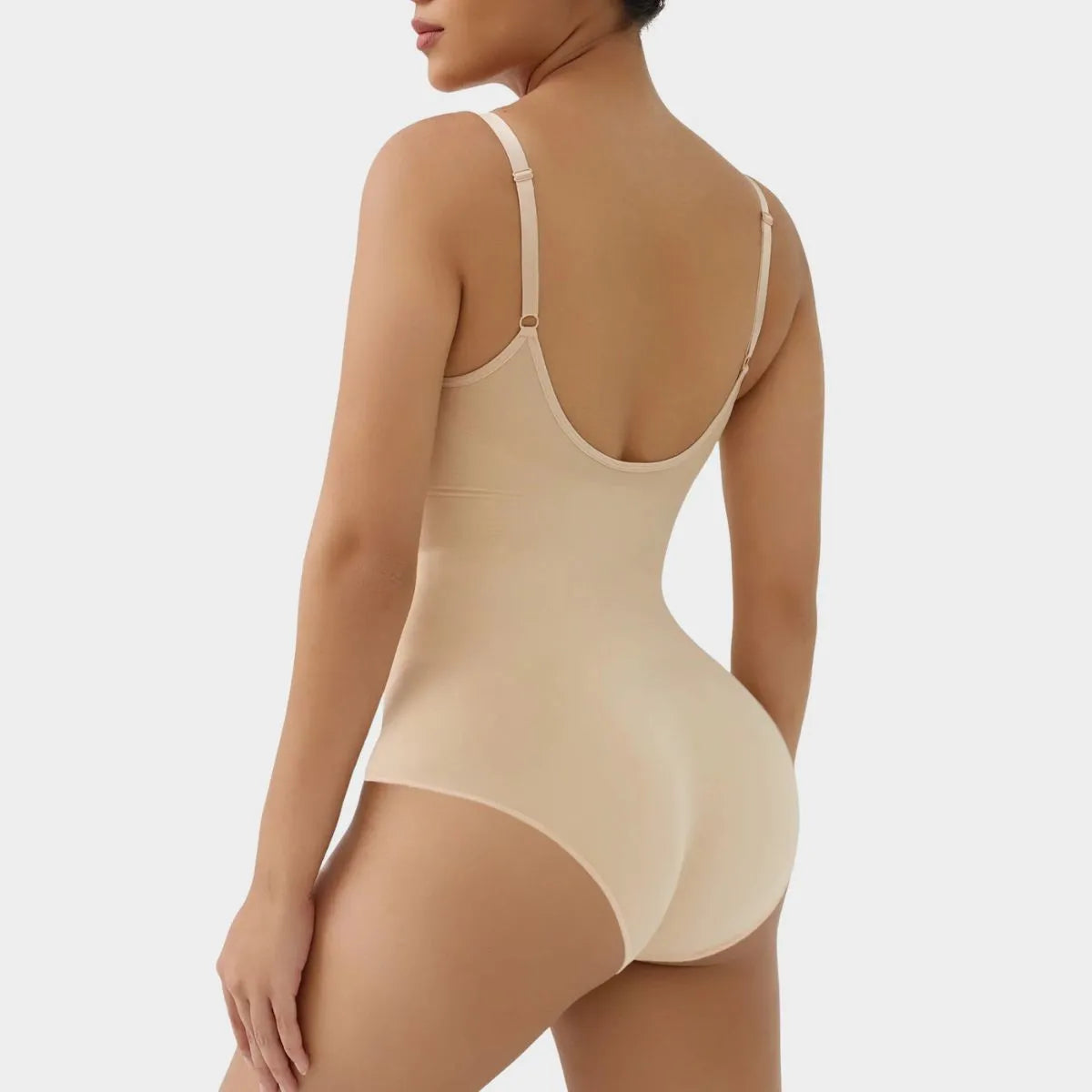 SHAPERX Briefs Tummy Control Bodysuit with Removable Pads