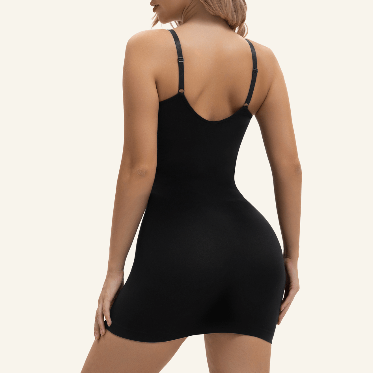 SHAPERX Seamless Tummy Control Sculpting Slip Dress