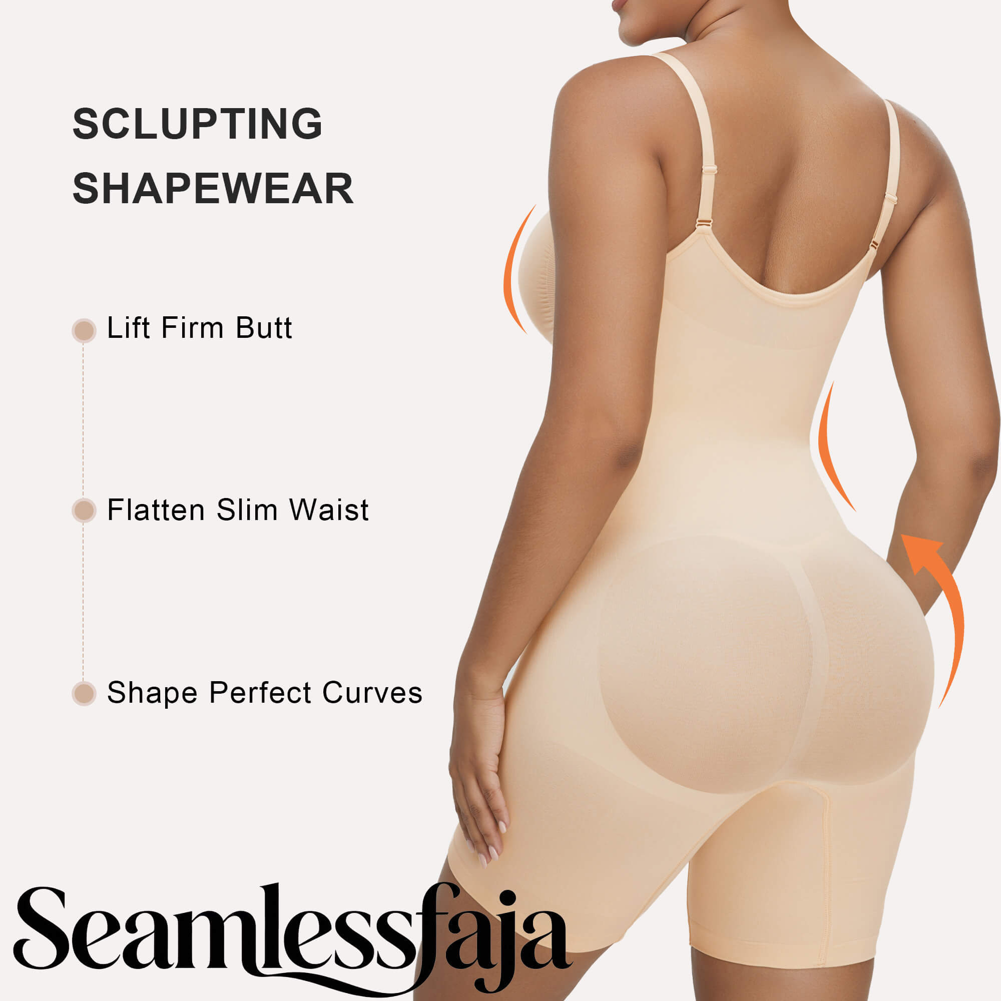 Seamlessfaja Zip-Up Tummy Control Short