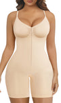 SHAPERX Zip-Up Tummy Control Short Bodysuit