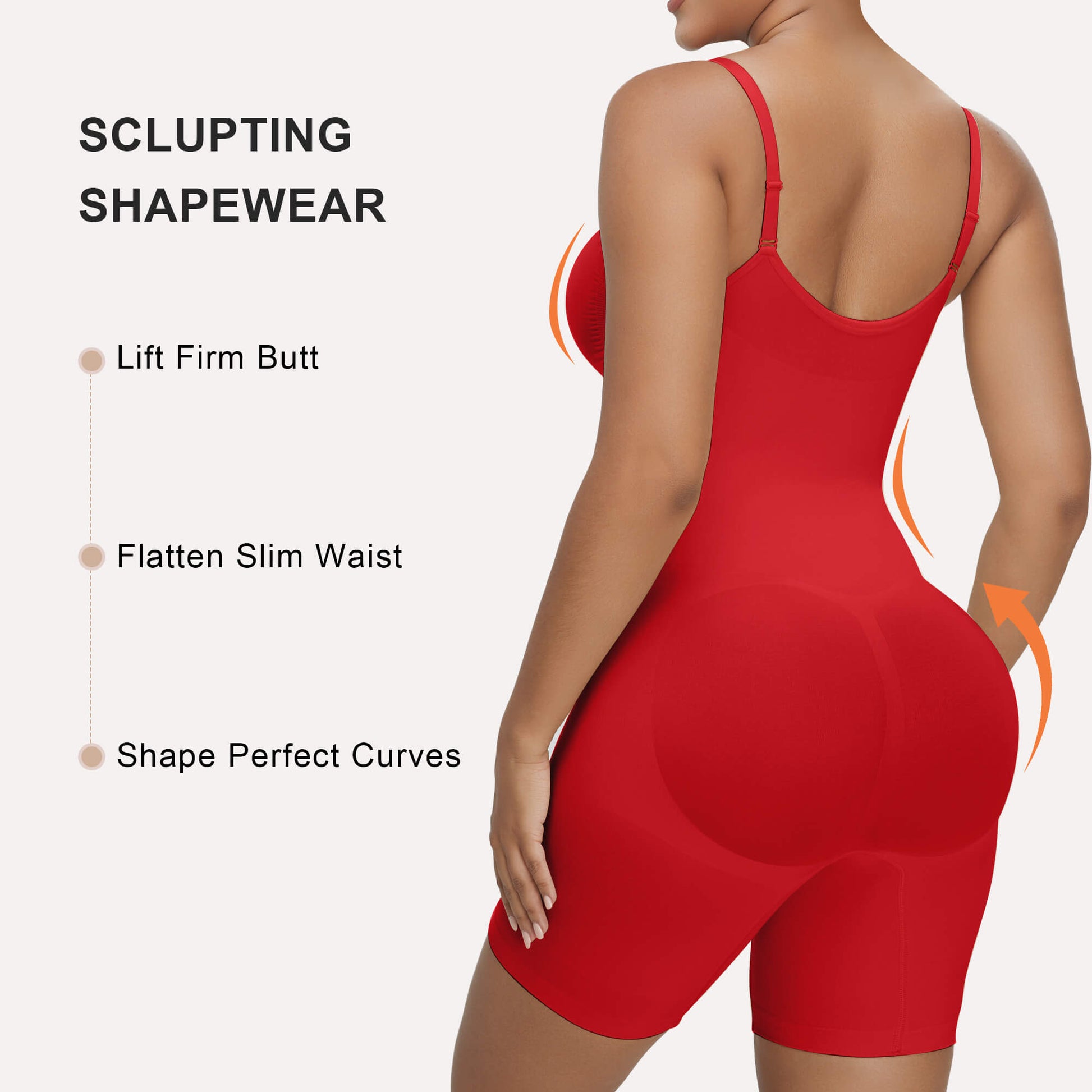 SHAPERX Zip-Up Tummy Control Short Bodysuit