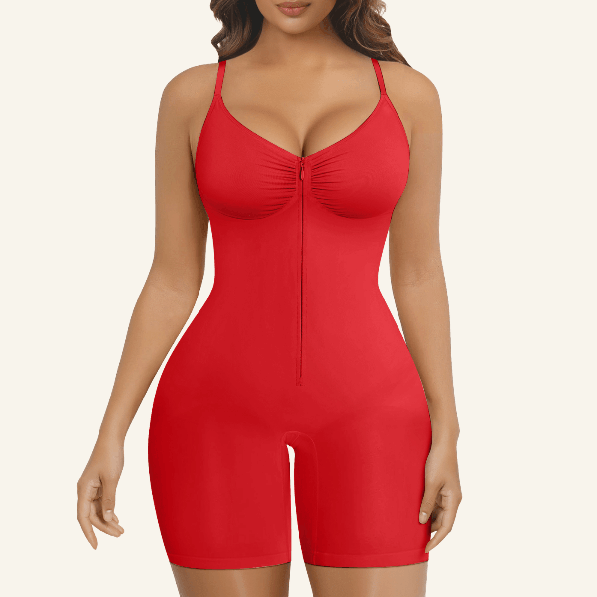 Seamlessfaja Zip-Up Tummy Control Short