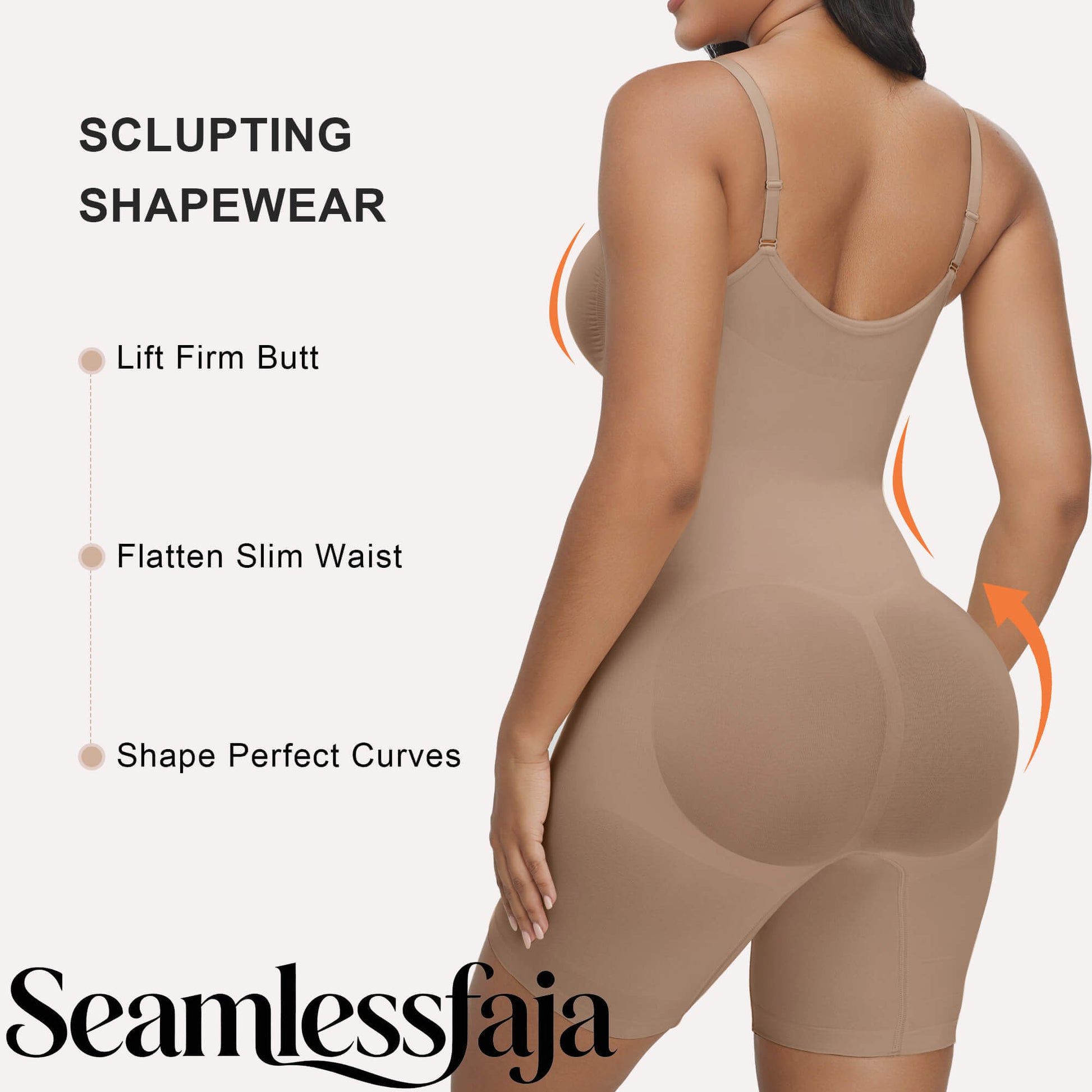 Seamlessfaja Zip-Up Tummy Control Short