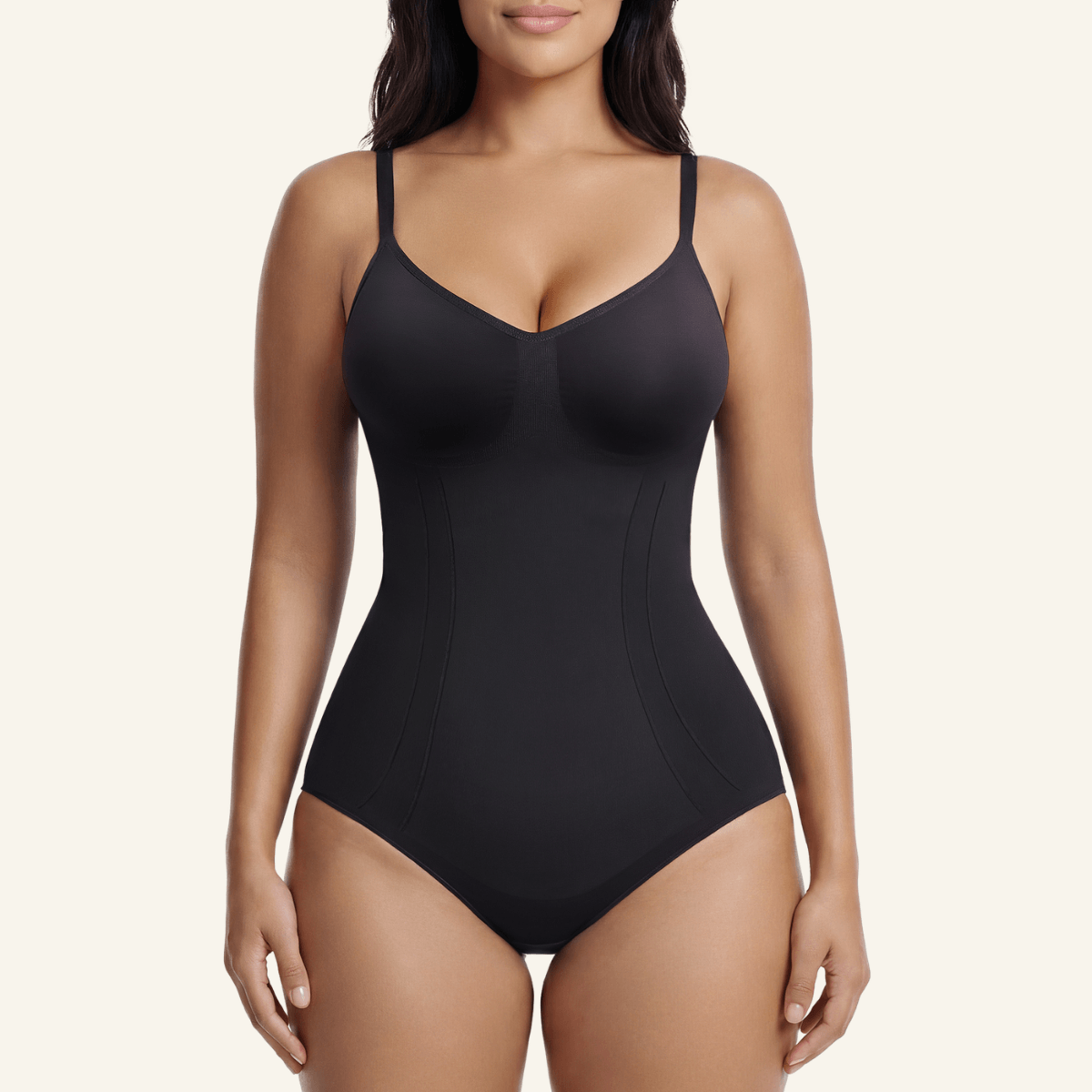 SHAPERX Seamless Bonded Tummy Control Bodysuit