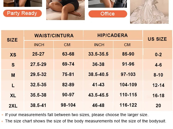 SHAPERX Contour X-Panel Open-Bust Mid-Thigh Bodysuit - Mobile Image 7