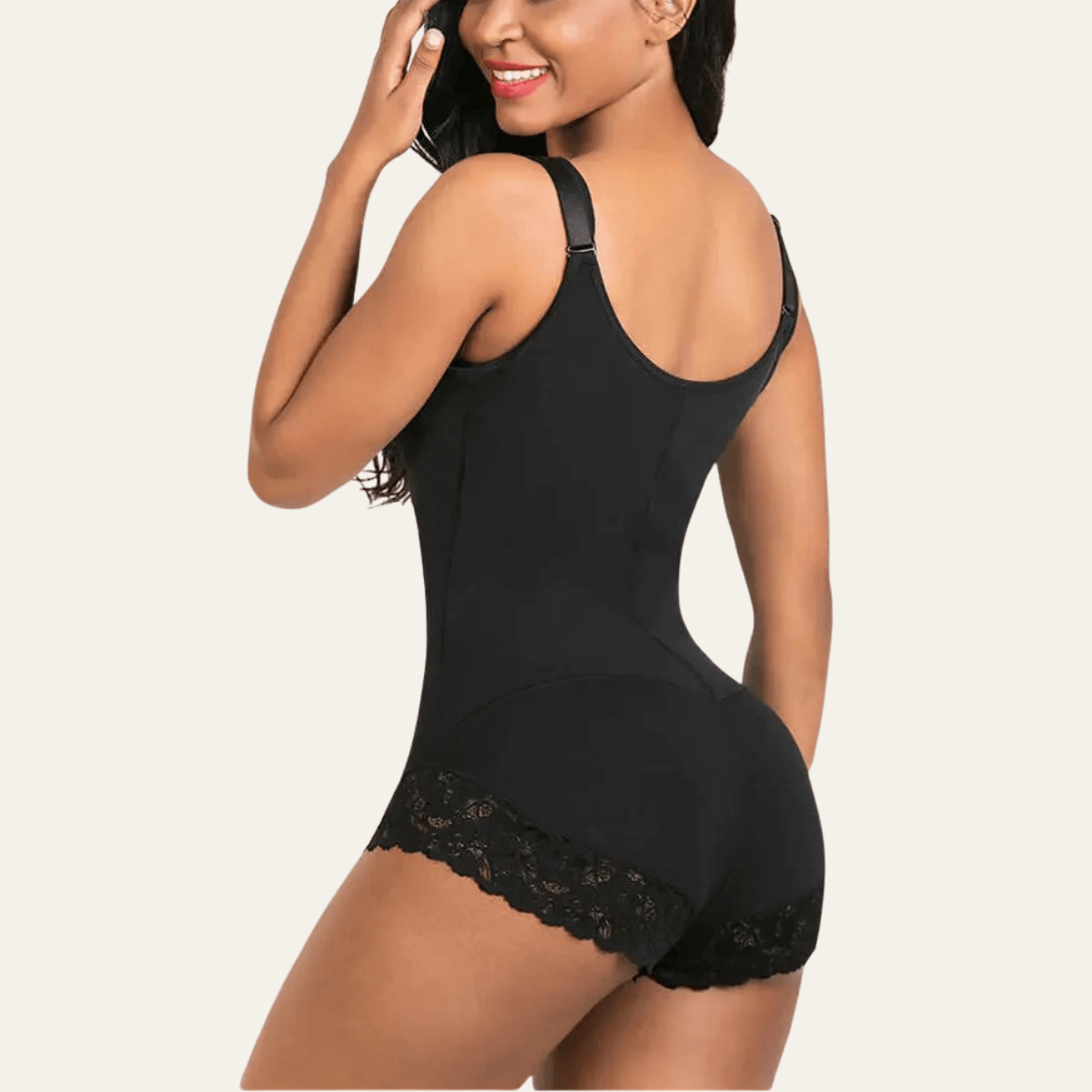 SHAPERX Colombian Firm Tummy Control Faja with Zip & Hooks