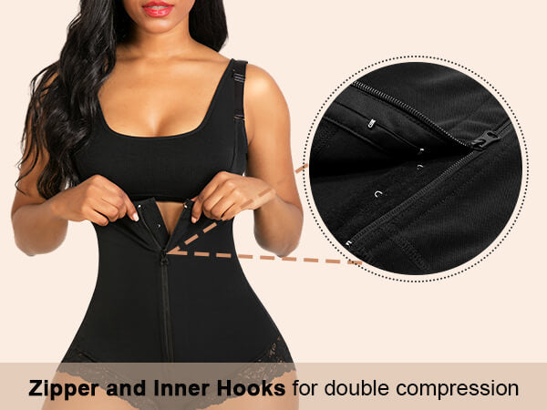 SHAPERX Shapewear for Women Fajas Colombianas Tummy Control Bodysuit - Mobile Image 2