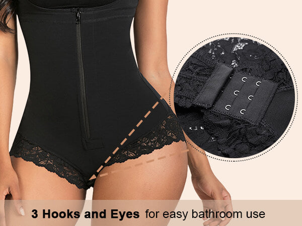 SHAPERX Shapewear for Women Fajas Colombianas Tummy Control Bodysuit - Mobile Image 5