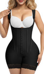 SHAPERX Hooked Faja Tummy Control Bodysuit with Butt Lift