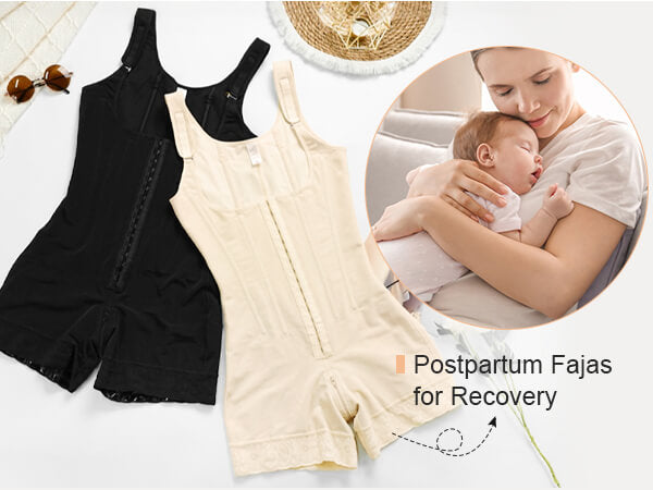 SHAPERX Hooked Faja Tummy Control Bodysuit with Butt Lift - Mobile Image 5