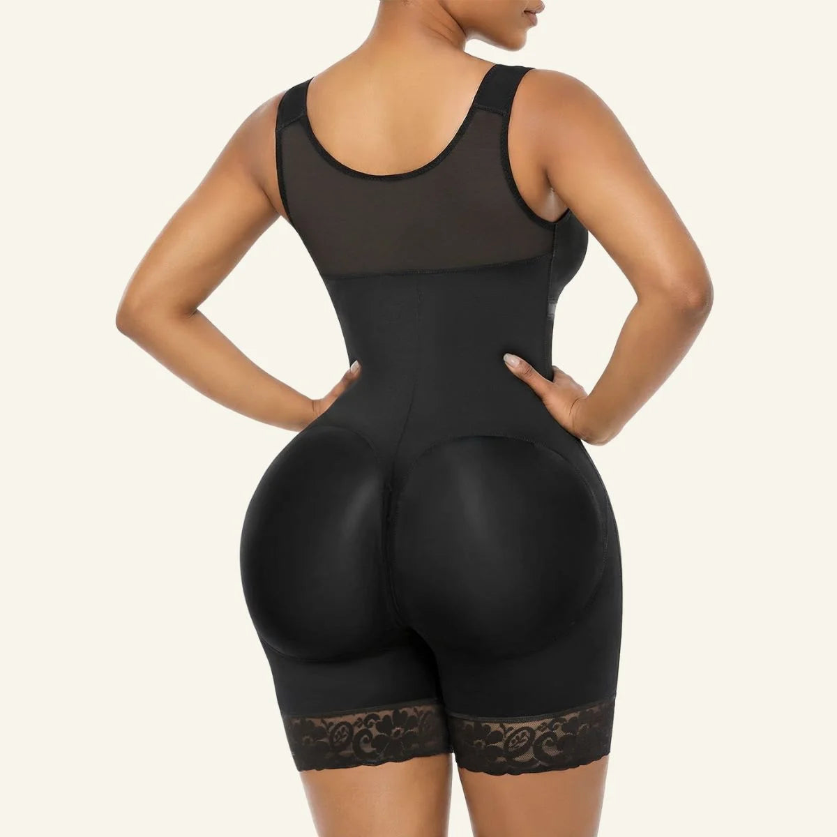 SHAPERX Postpartum Tummy Control Faja with Zipper Crotch