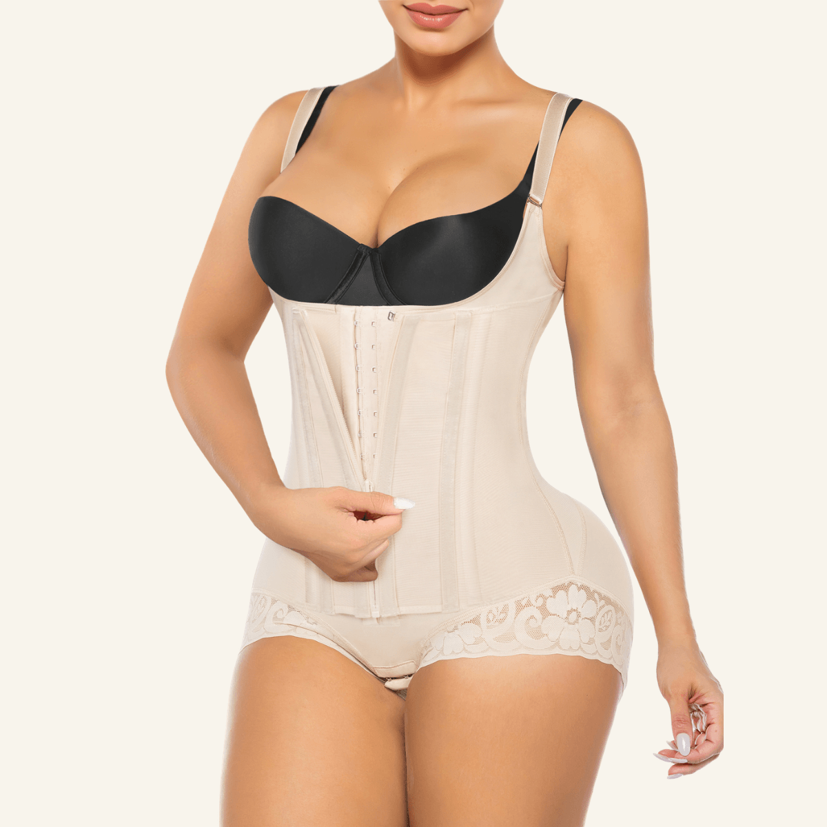 SHAPERX 8-Steel-Bone Brief-Style Colombian Faja