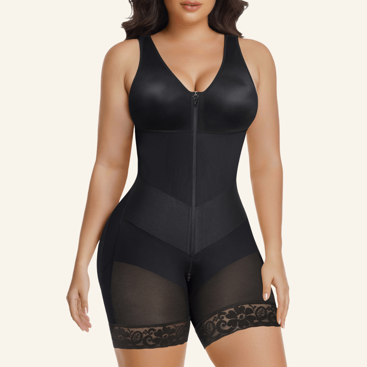 SHAPERX V-Shaped® Enhanced Tummy Control Full Body Faja