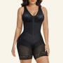 Full body wire-free bust lifting faja shaper bodysuit in Black - SHAPERX