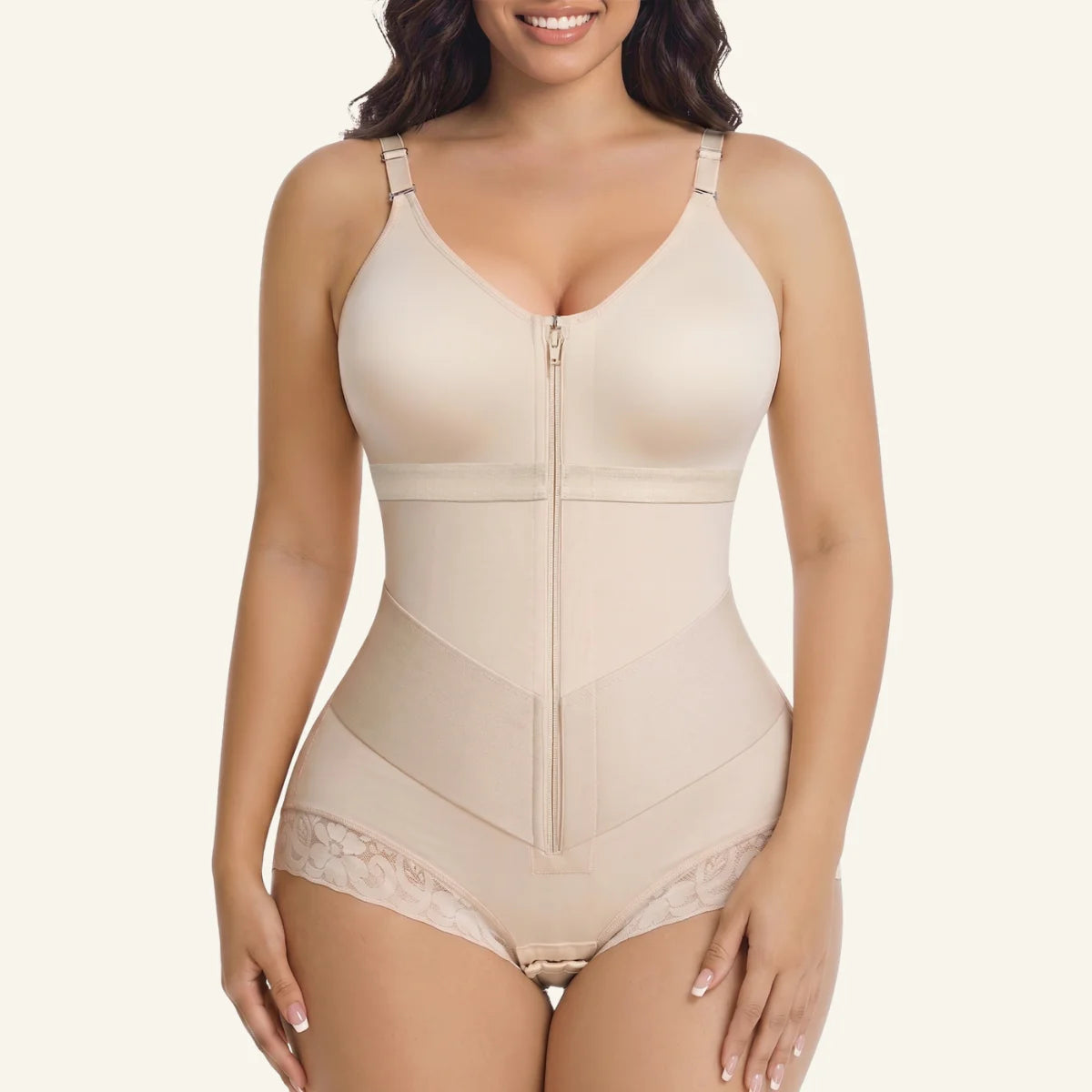 SHAPERX V-Shaped Overbust Full Body Faja