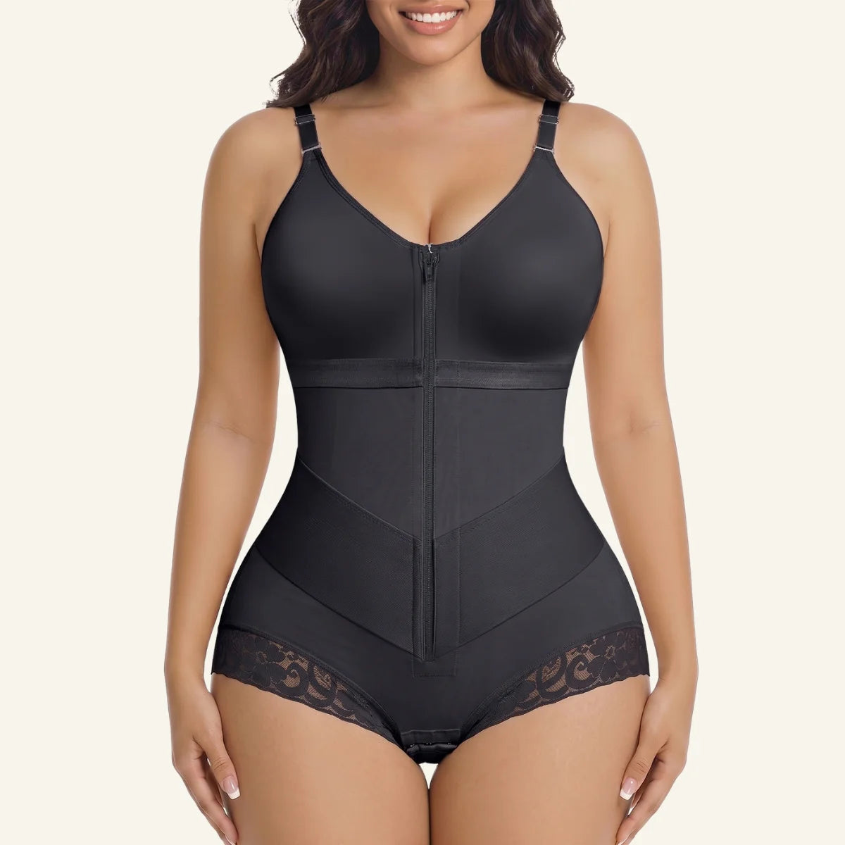 SHAPERX V-Shaped Overbust Full Body Faja