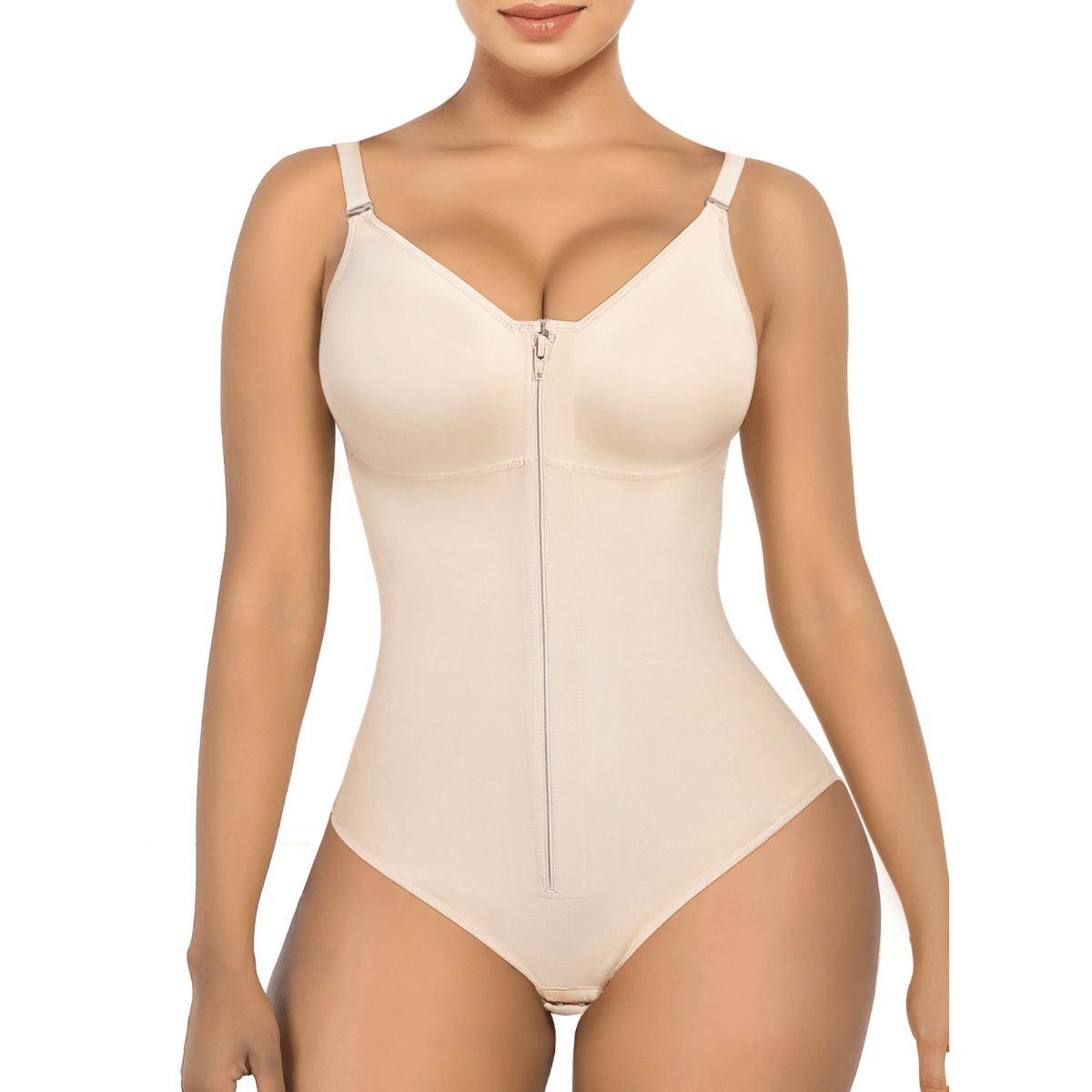 SHAPERX Sculpting Faja with Zip & Hook Closure