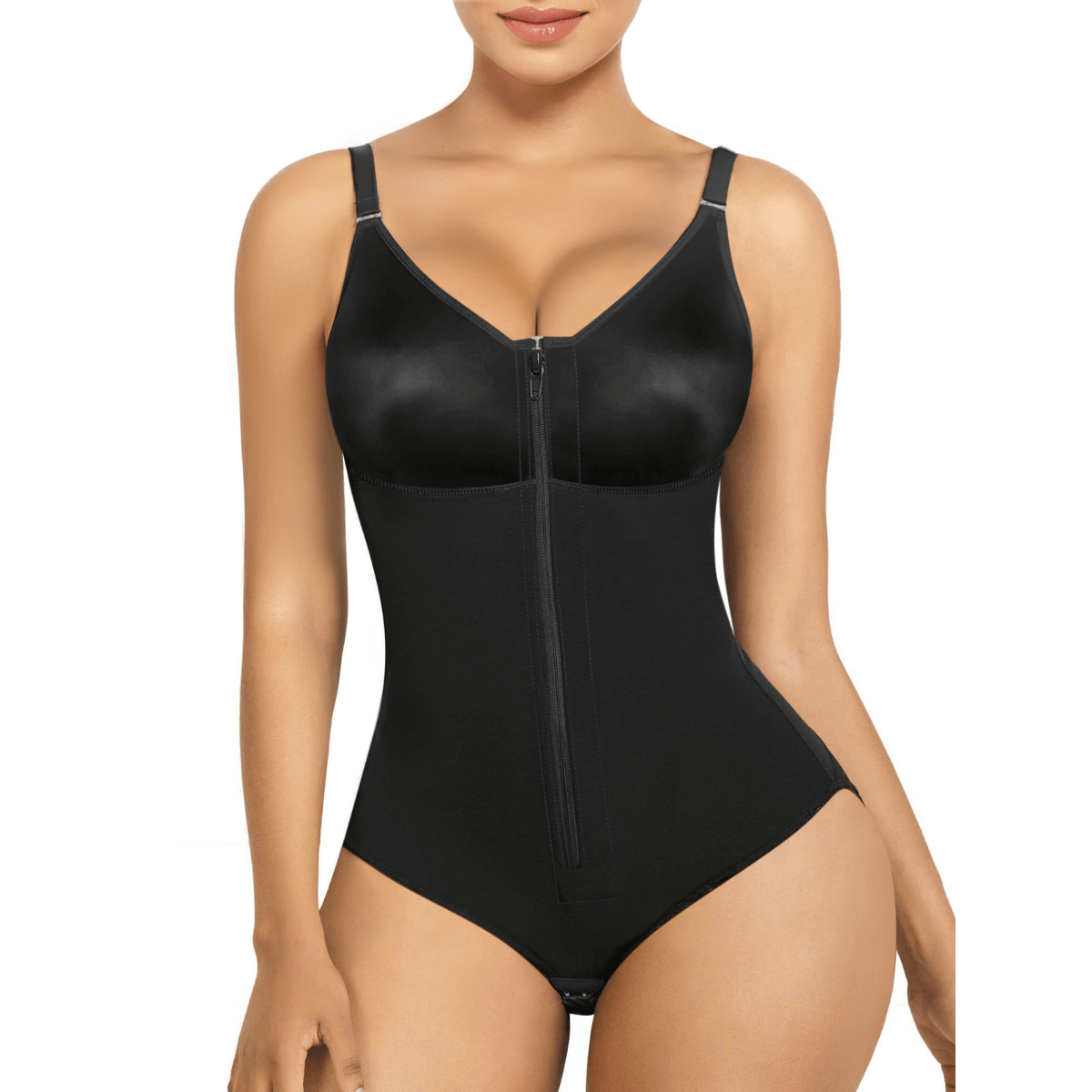 SHAPERX Sculpting Faja with Zip & Hook Closure