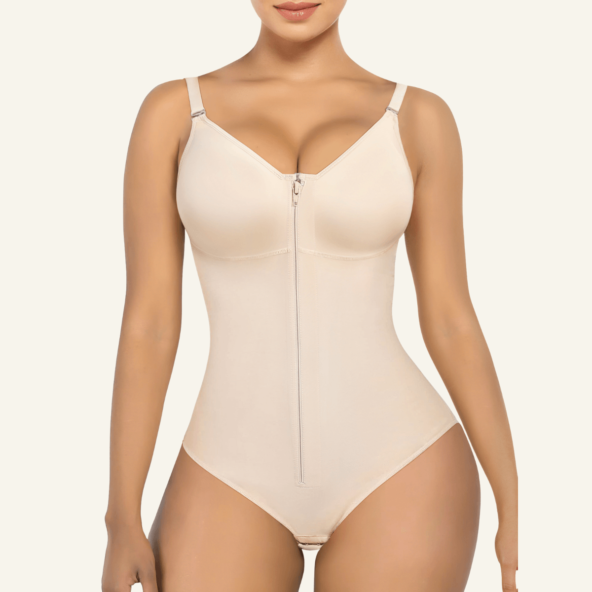 SHAPERX Sculpting Faja with Zip & Hook Closure
